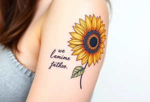 Quotes 
paintbrush
Sunflower tattoo idea
