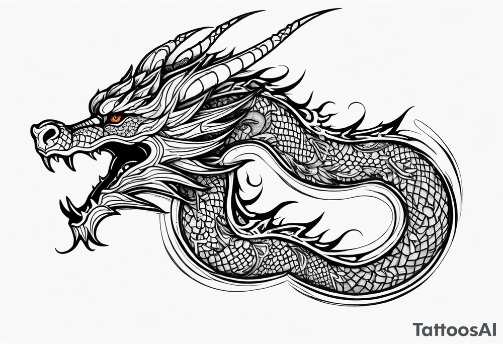 dragon tattoo idea