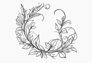 Long Vines tattoo idea