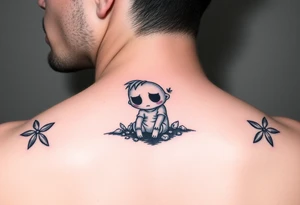 nostalgia sad alone tattoo idea