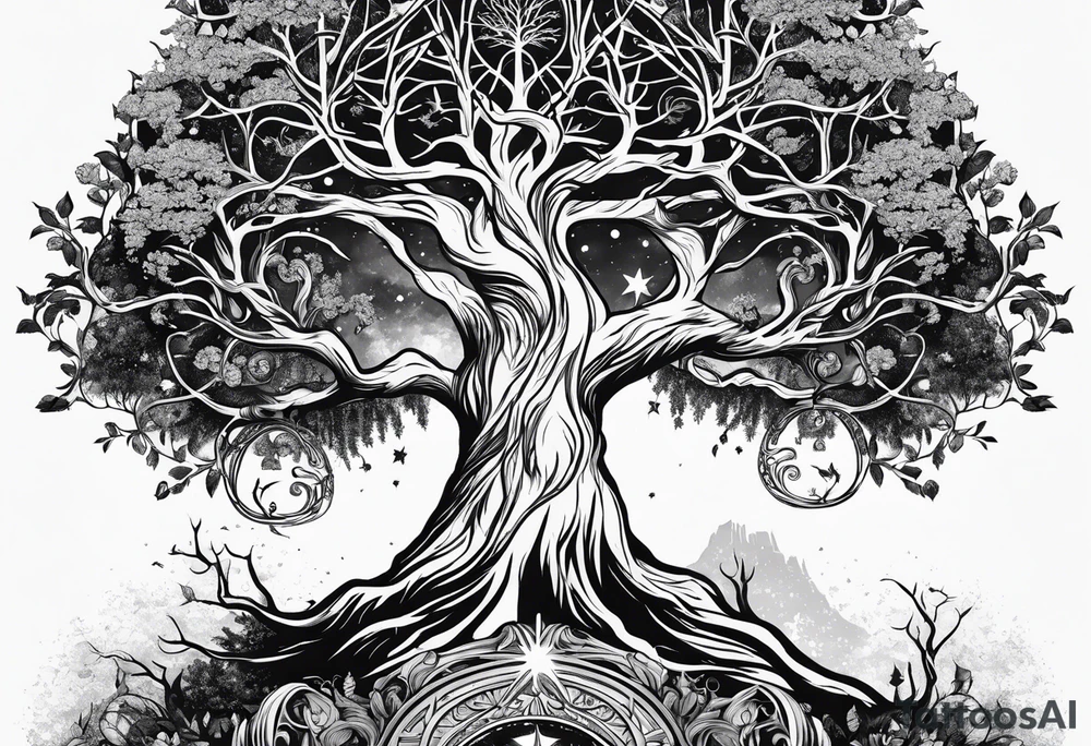 White tree of Gondor, star wars, doctor who tattoo idea