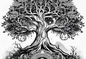 White tree of Gondor, star wars, doctor who tattoo idea