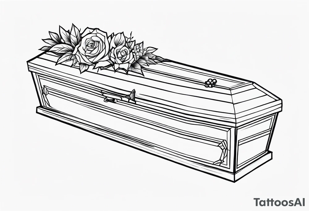 Coffin tattoo idea