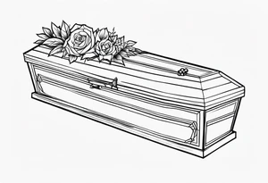 Coffin tattoo idea