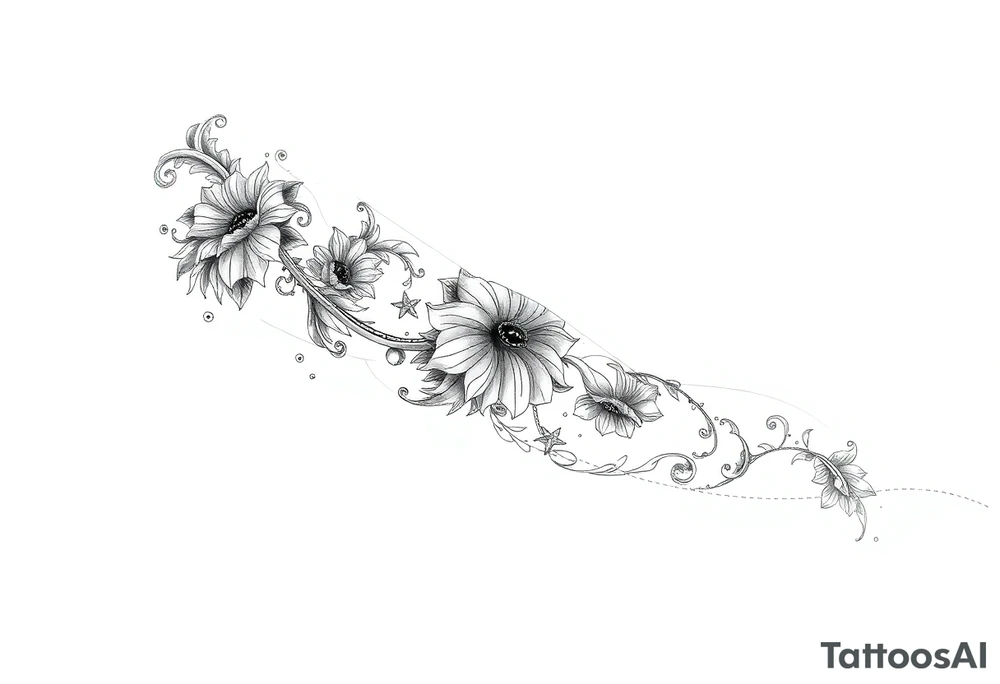 Ocean themed tattoo idea