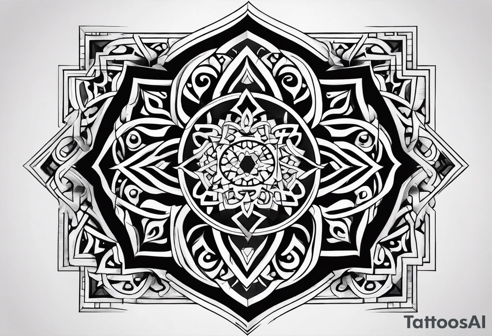 Arabic calligraphy tattoo idea