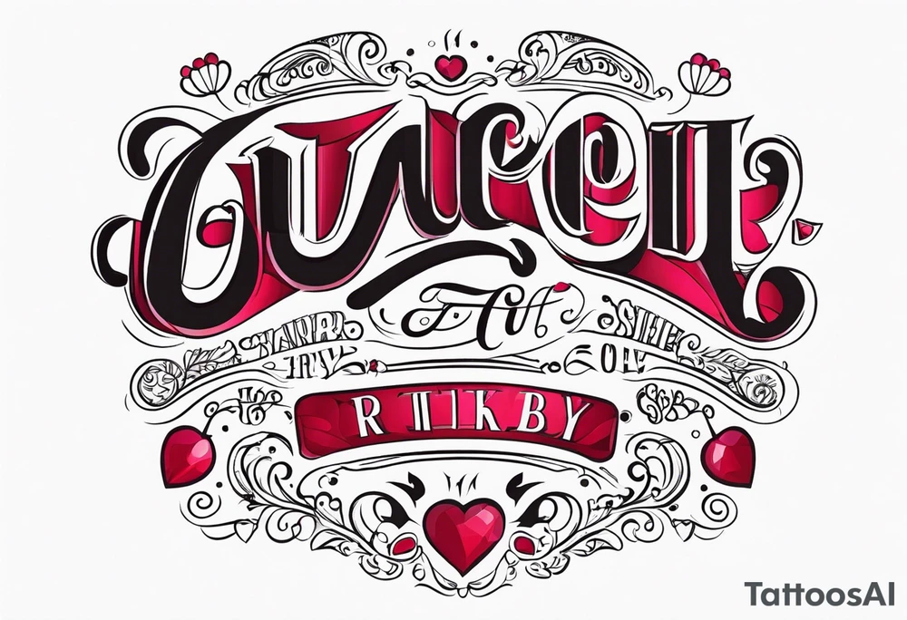 Ruby 🐾 tattoo idea