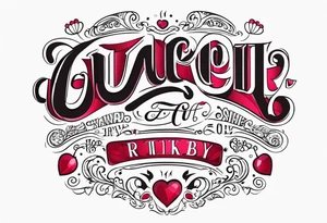 Ruby 🐾 tattoo idea