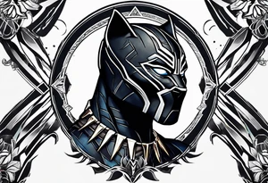 Shuri as the black panther tattoo idea