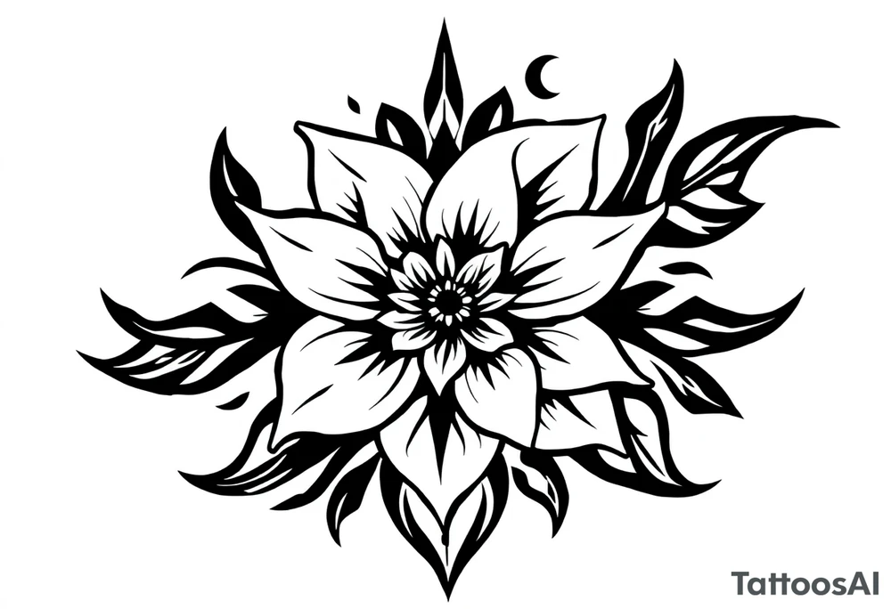 Flower tattoo idea