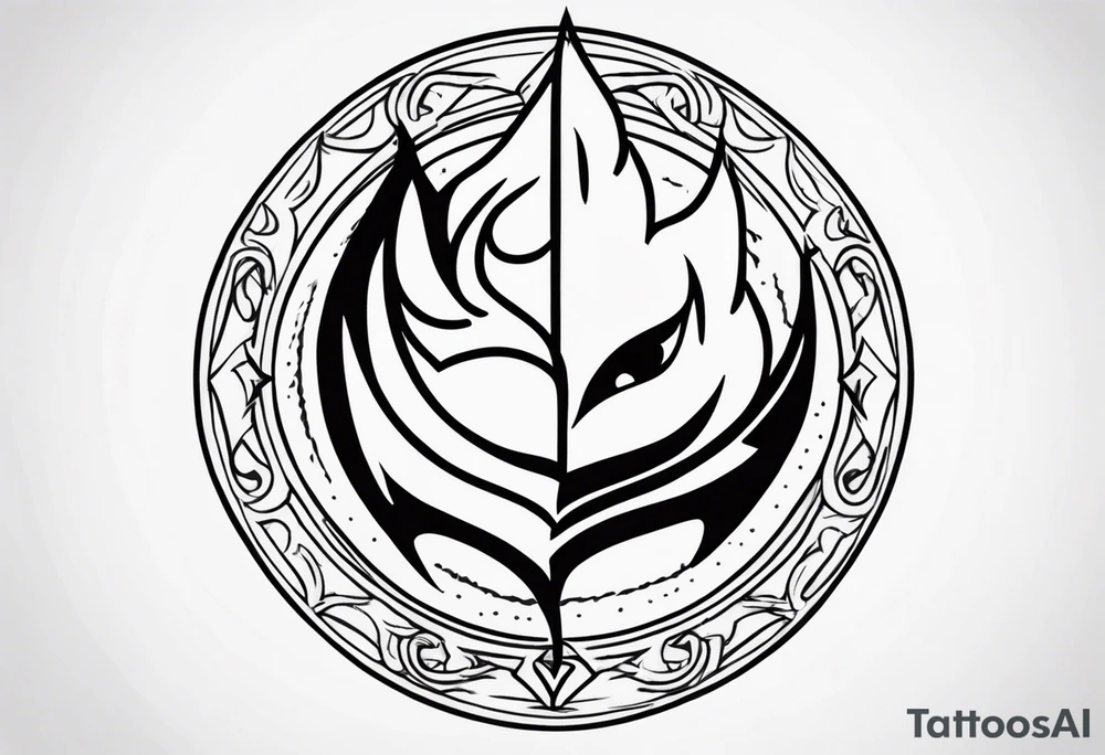 Fairy tail anime tattoo emblem tattoo idea