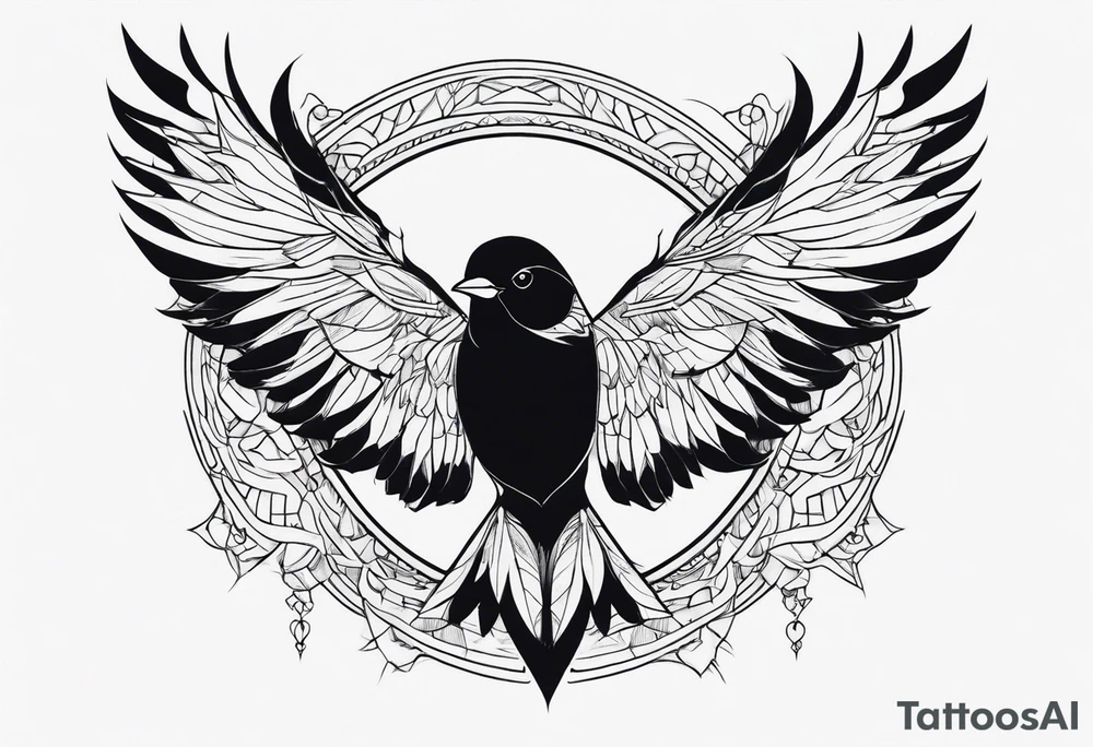 Bird tattoo idea