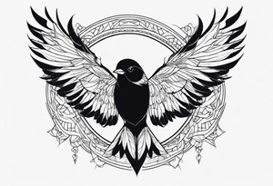 Bird tattoo idea