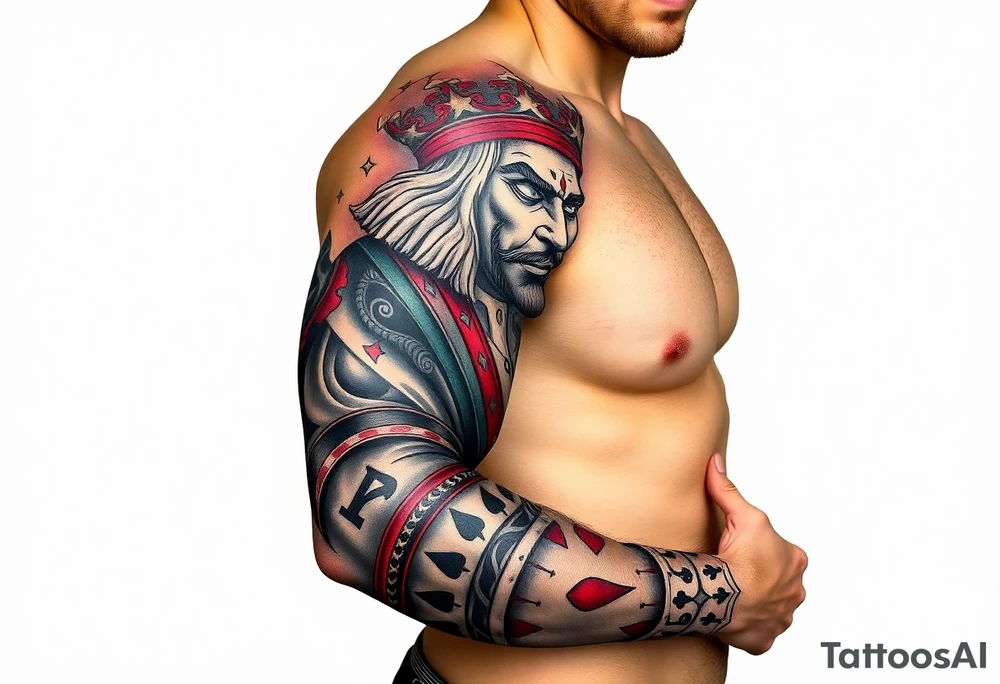 poker
king tattoo idea
