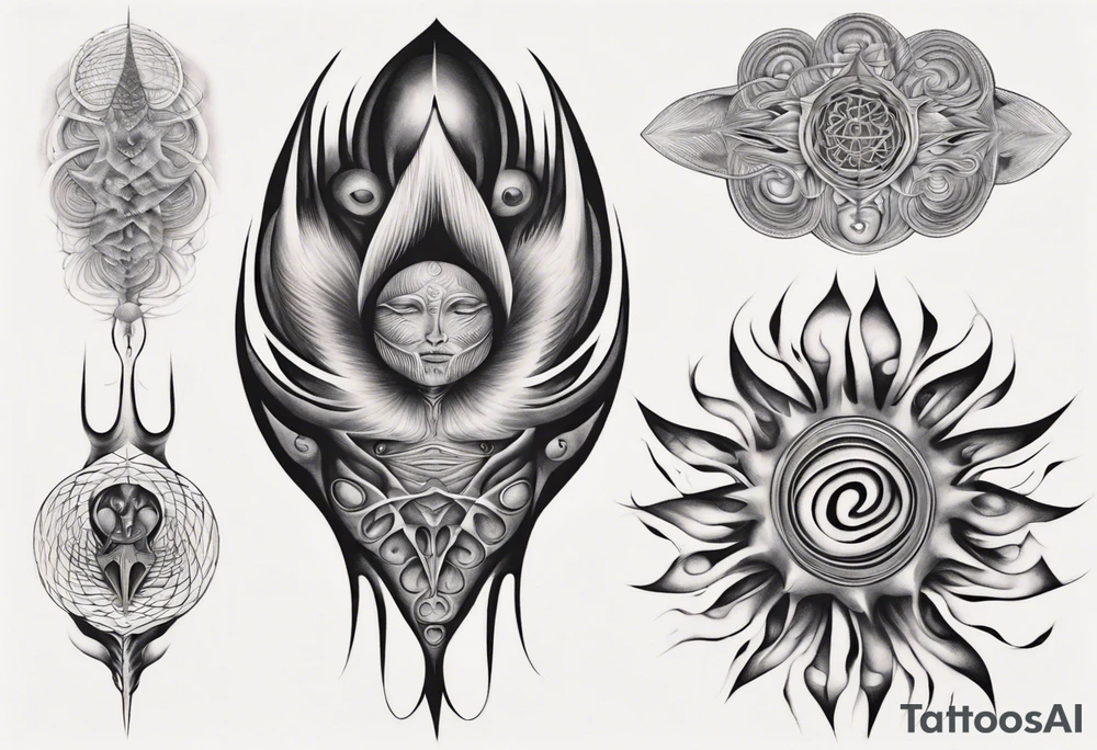 Alex grey paintings tattoo idea