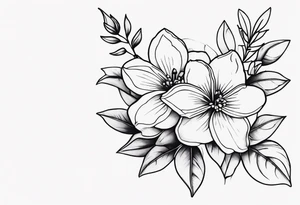 lilac tattoo idea