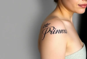 Father to the Princess tattoo idea