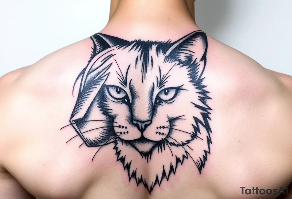 Black Cat tattoo idea