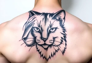 Black Cat tattoo idea