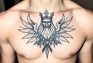 What is king to a god tattoo idea