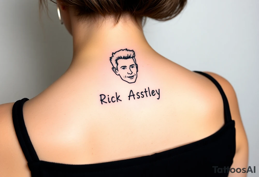 Rick Astley meme tattoo idea