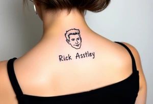 Rick Astley meme tattoo idea