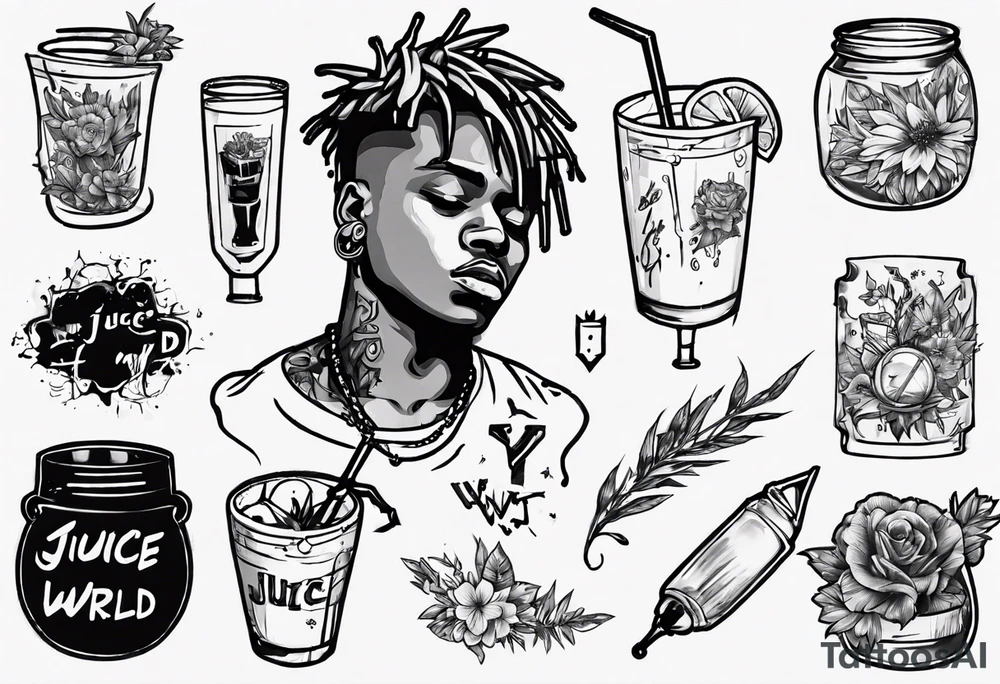 Juice wrld lyrics in coding tattoo idea