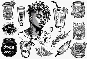 Juice wrld lyrics in coding tattoo idea