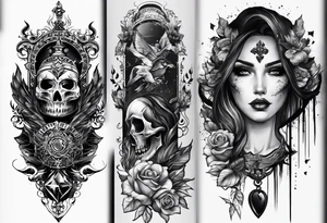 birthdate 06.20.1978 on the top and 
death date 01.03.2024 on the bottom tattoo idea