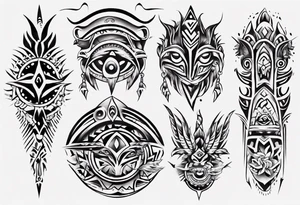 Bluey tattoo idea