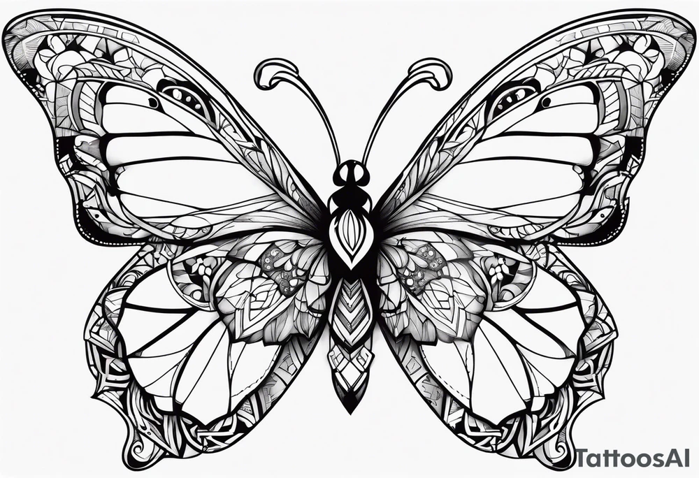 psalm 139:14 and butterfly tattoo idea