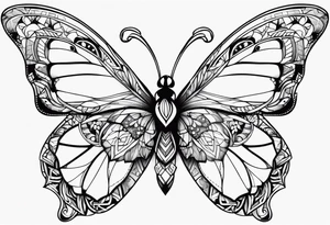 psalm 139:14 and butterfly tattoo idea