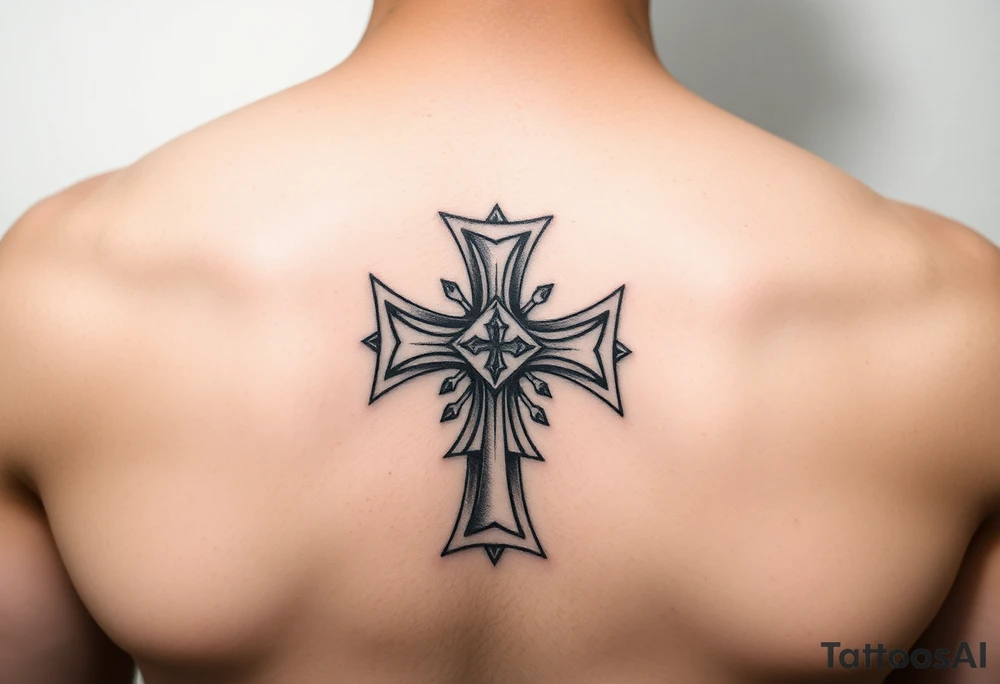 serbian cross tattoo idea