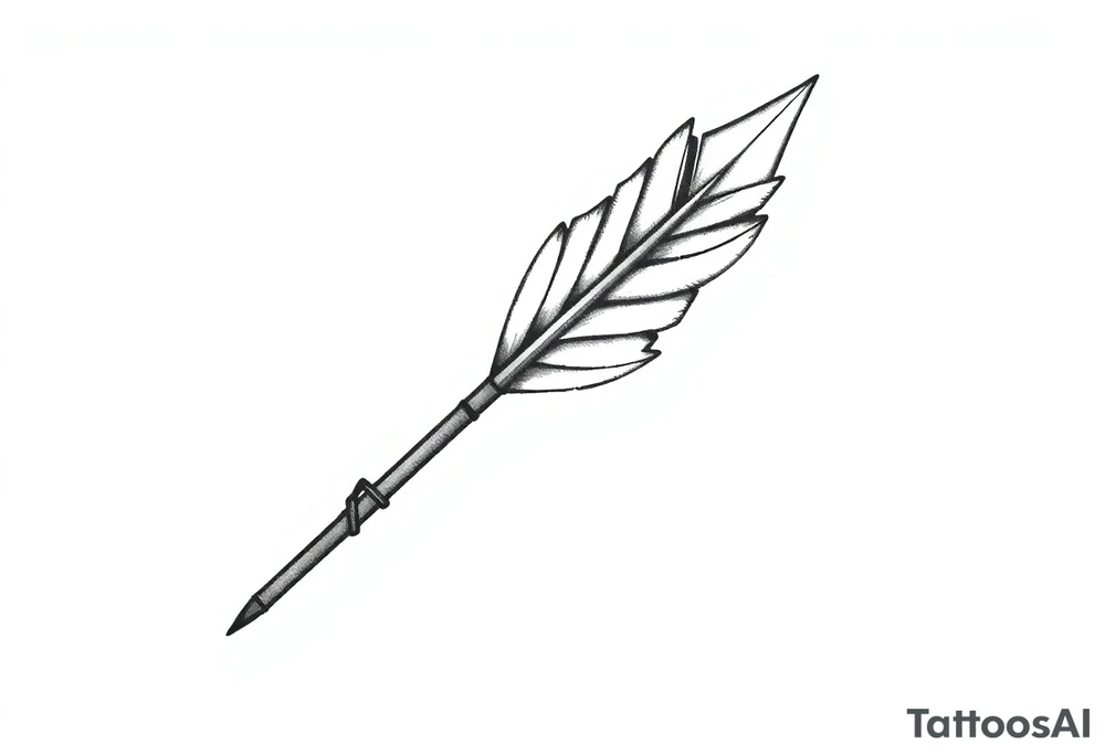 one  arrow tattoo idea