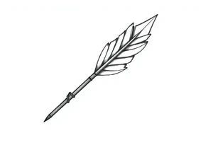 one  arrow tattoo idea