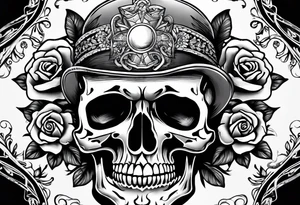 Texas skull tattoo idea