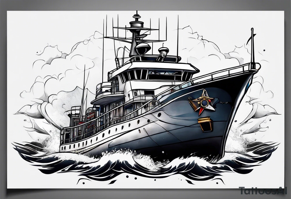 research vessel tattoo idea