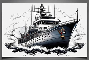 research vessel tattoo idea