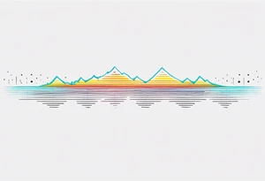 armband tattoo, horizontal with sound spectrum wave pattern tattoo idea