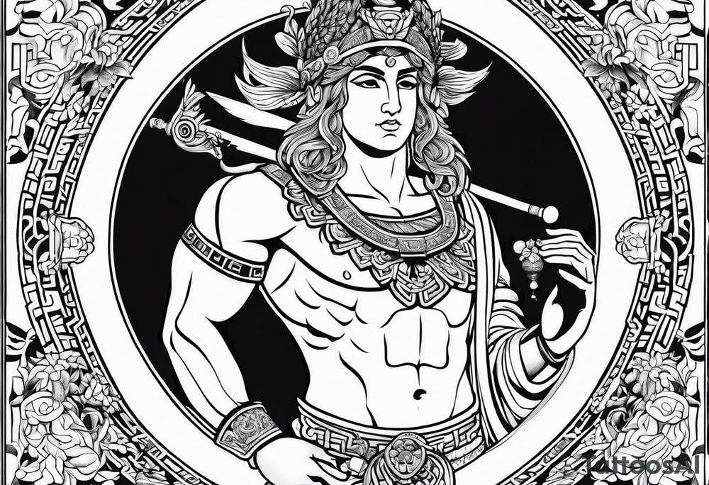 greek god tattoo idea