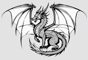 Valhalla friendly 
dragon tattoo idea