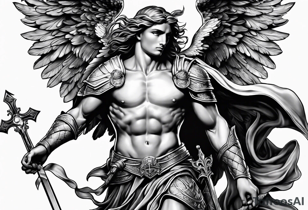 St michael tattoo idea