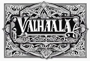 Valhalla battle tattoo idea