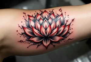 ideas with lotus, egyptian theme (make red and black) tattoo idea