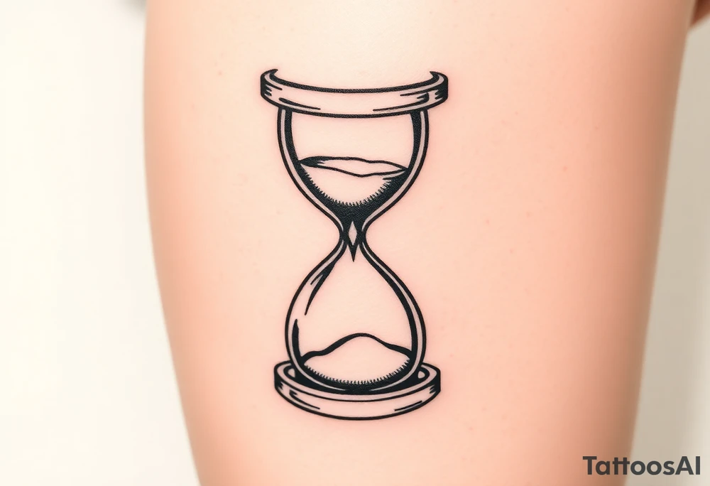 hourglass tattoo idea