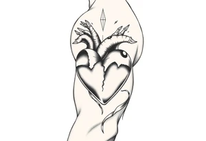 heart
infinity tattoo idea