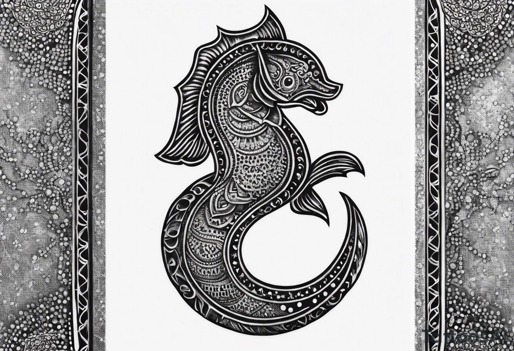strength, small, Khachkar ,  elegant, lengthy, pisces tattoo idea