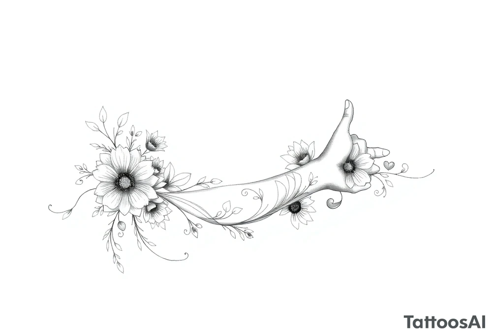 Feminine tattoos for
Women tattoo idea