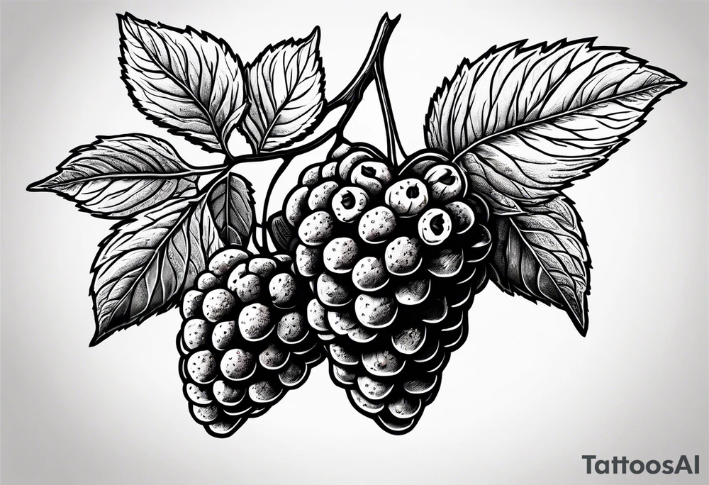 a single long raspberry branch that is growing downwards tattoo idea a single long raspberry branch that is growing downwards tattoo idea