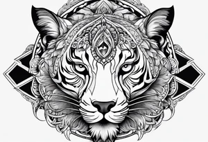 cool modern sleave on right arm tattoo idea